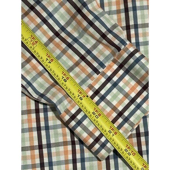 Duluth Trading Co Wrinkle Fighter Long Sleeve Button Down Men’s Large L  Plaid - Picture 10 of 10